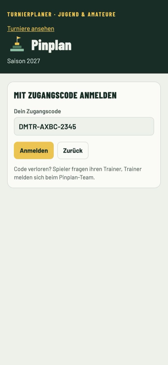 Der Club bekommt einen Lizenz-Code